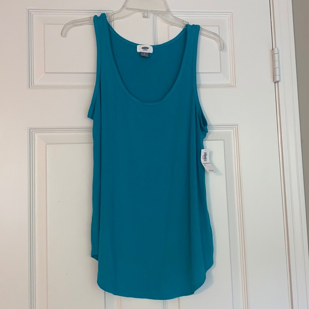 ⭐️PRICE DROP⭐️ Old Navy women’s teal scoop neck tank top